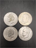 1976, 1971, 1972, 1974 IKE Dollars