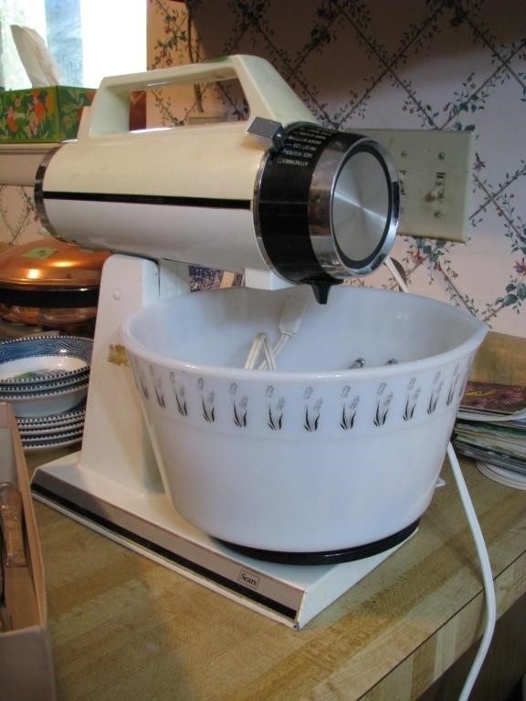 Vintage Sears Mixer-awesome bowl