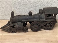 Vintage 10 INCH Antique 1909 Cast Iron Locomotive