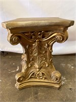 Gold painted Plant Stand (1)