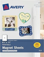 (N) Avery 3270 Magnet Sheets, Printable, Inkjet, 8