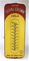 Vintage Royal Crown Cola Metal Thermometer