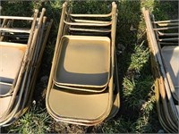 6 FOLDING CHAIRS 6X BID