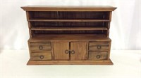Vintage wood organizer cupboard
