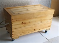 Wood Storage Box 23"X 12"X14"