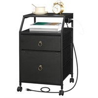 HOOBRO 2-Drawer Mobile File Cabinet, Filing Cabin