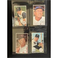 (4) 1964 Topps Giants