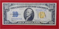 1934 A $10 Silver Certificate