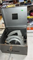 Porter cable 7 1/4 circular saw in metal case