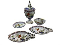 Five Pieces Italian Ceramics