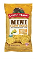 Mini Yellow Rounds Corn Tortilla Chips, Pack of 12