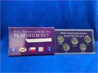 5 - Platinum Plated State Quarters