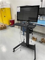 Computer Stand with Monitor