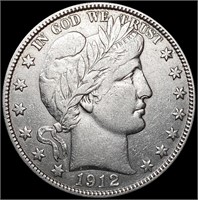 1912-D Barber Half Dollar CLOSELY UNCIRCULATED