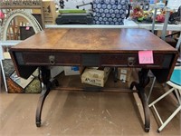 Drop leaf library table