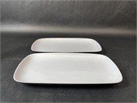 Two Serving Plates