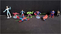 Superman, Flash & Hulk Action Figures