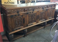 Large Antique Buffet Sideboard