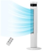 R.W.FLAME White 36" Tower Fan with Remote
