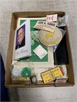 Tray Lot of Items Related to Lebanon County and