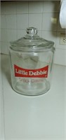 Little Debbie advertising jar