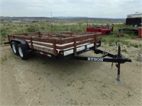 16' Byson Flatbed trailer with ramps