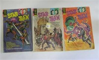 3  Gold Key Star Trek Comics (1974)