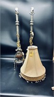 Pair of Tall Buffet Lamps with shades