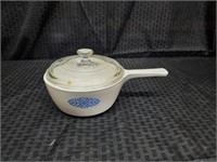 Vintage Glass Pan with Lid