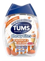 $30 Tums chewy orange cream 3 pack 60 tablets