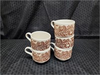 Vintage Stacking Coffee Mug Lot