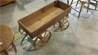 Replica primitive wood wagon