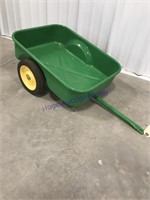 John Deere peadal tractor wagon