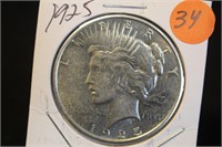 1925 U.S. Silver Peace Dollar