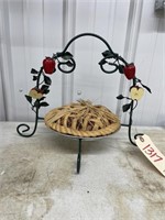 Decorative Pie & Table Lamp w/Shade 15"