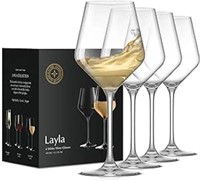 $30 JoyJolt Layla White Wine Glasses, Set of 3