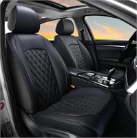 New 5 Car Seat Covers Full Luxury Leather Set