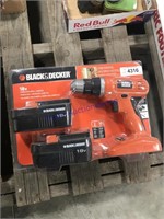 Black & Decker 18V cordless drill/driver, new