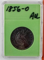 Coin 1856-O Seated Liberty Half Dollar AU