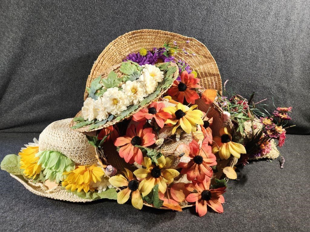 Ladies Floral Hats