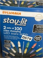 SYLVANIA STAY LIT LED MINI LIGHTS RETAIL $30