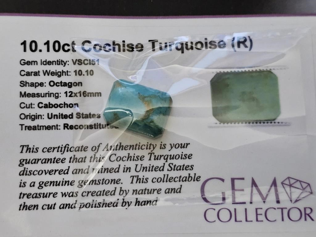 10.10ct Cohise Turquoise