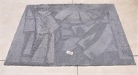 10' x 7 1/2' gray area rug
