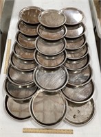 22 Silver look Serving Trays