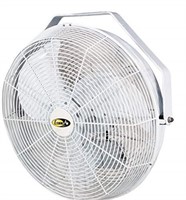 POW18 Indoor/Outdoor Fan  18 Diameter  White