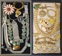 Costume Jewelry 2 Trays