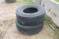(2) Bridgestone 425/65R22.5 Tires
