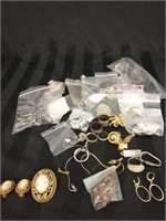 Miscellaneous Bag lot of Costume Jewelry