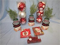 3 Candle Holders & Ornaments