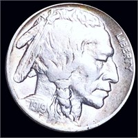 1919-S Buffalo Head Nickel LIGHTLY CIRCULATED